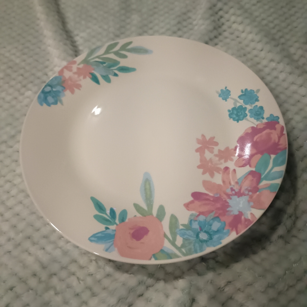 Floral Ceramic Dinner Plate